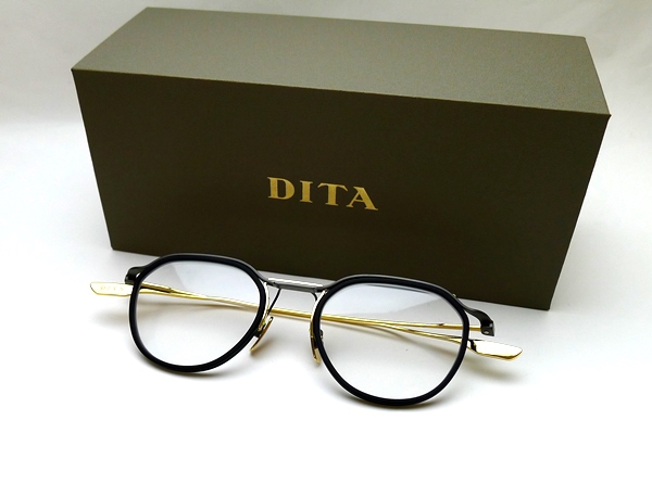 DITA（ディータ） SCHEMA-TWO DTX131-49-02 BLACK IRON - GOLD - BLACK