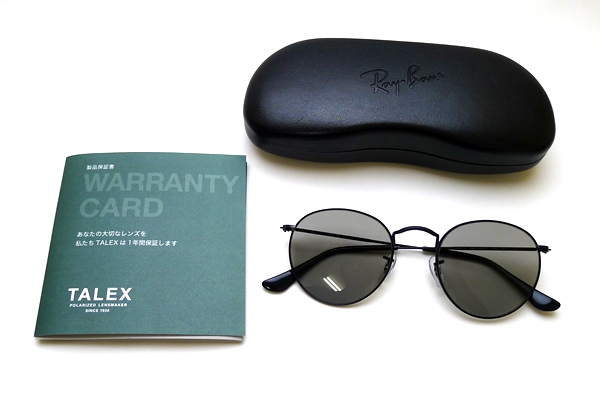 Ray-Ban×TALEXの限定カスタム・偏光サングラス】Ray-Ban ROUND METAL RB3447V 2503 / TALEX  トゥルービュー シングルコートのご紹介！ | メガネパーク・ブレス | 山口県山口市のアイウェア・メガネ（眼鏡）のセレクトショップ