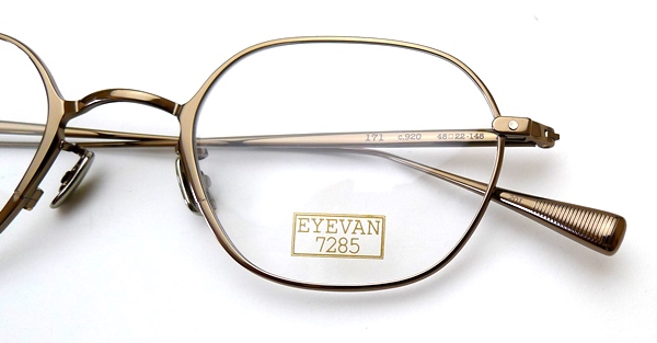 【安い低価】メーカー完売新品未使用！eyevan7285 171 10eyevan ゴールド 925 オリバーピープルズ ayame 白山眼鏡 マイキータ フルリム