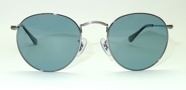 Ray-Ban×TALEXの限定カスタム・偏光サングラス】Ray-Ban ROUND METAL RB3447V 2502 / TALEX イーズブルー  シングルコートのご紹介！ | メガネパーク・ブレス | 山口県山口市のアイウェア・メガネ（眼鏡）のセレクトショップ