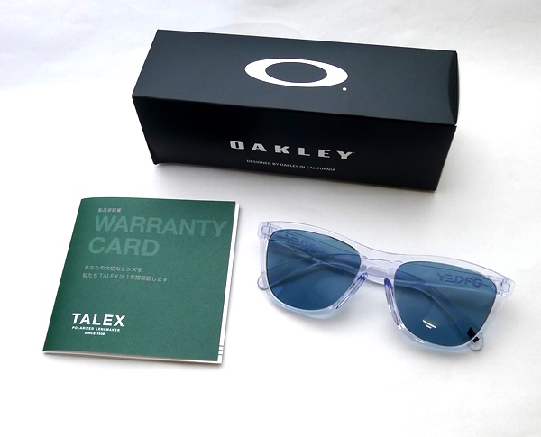 OAKLEY×TALEXの限定カスタム・偏光サングラス】OAKLEY Frogskins RX(A) / TALEX イーズブルーの追加2カラーのご紹介！  | メガネパーク・ブレス | 山口県山口市のアイウェア・メガネ（眼鏡）のセレクトショップ