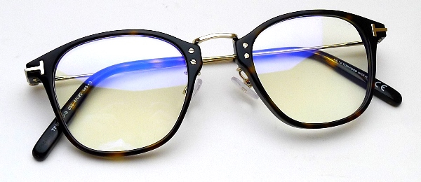 お買得 黒縁 tf5855-d-b/v 度付き DD様 トムフォード メガネ TOM FORD