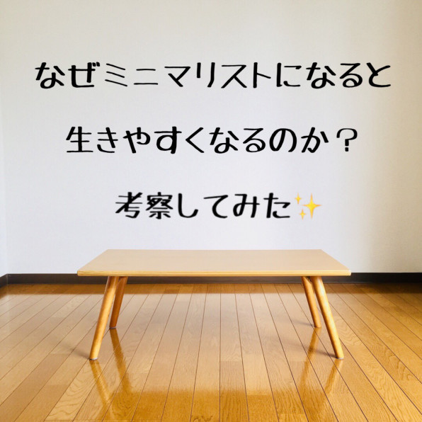 ミニマリスト になると何故生きやすくなる 考察してみた 5つのメリットとデメリット 発達障害でミニマリストな僕