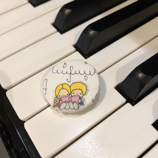 手作りバッチ つねだピアノ教室