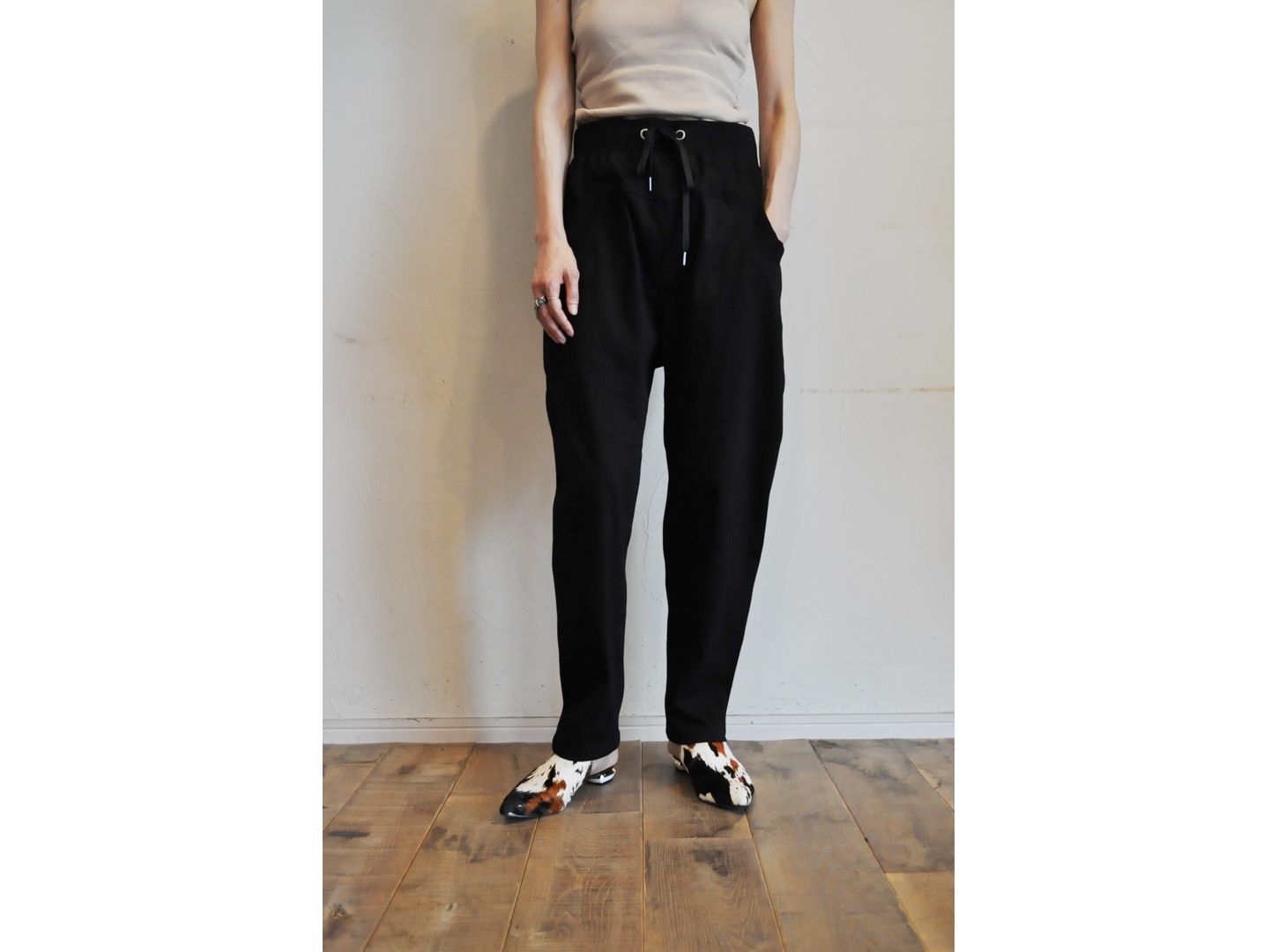 garance et violette】denim easy pants /【ギャランスエトヴィオ