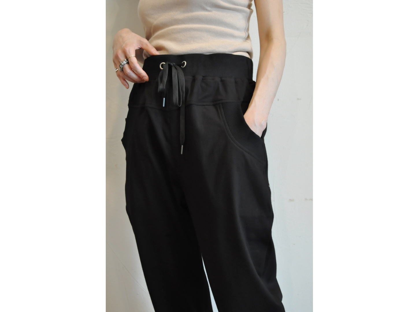 garance et violette】denim easy pants /【ギャランスエトヴィオ