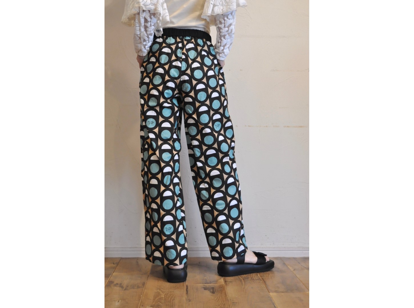 Thomas Magpie トーマスマグパイ オリジナルプリント タックパンツ thomas magpie】original print pants /【トーマスマグパイ