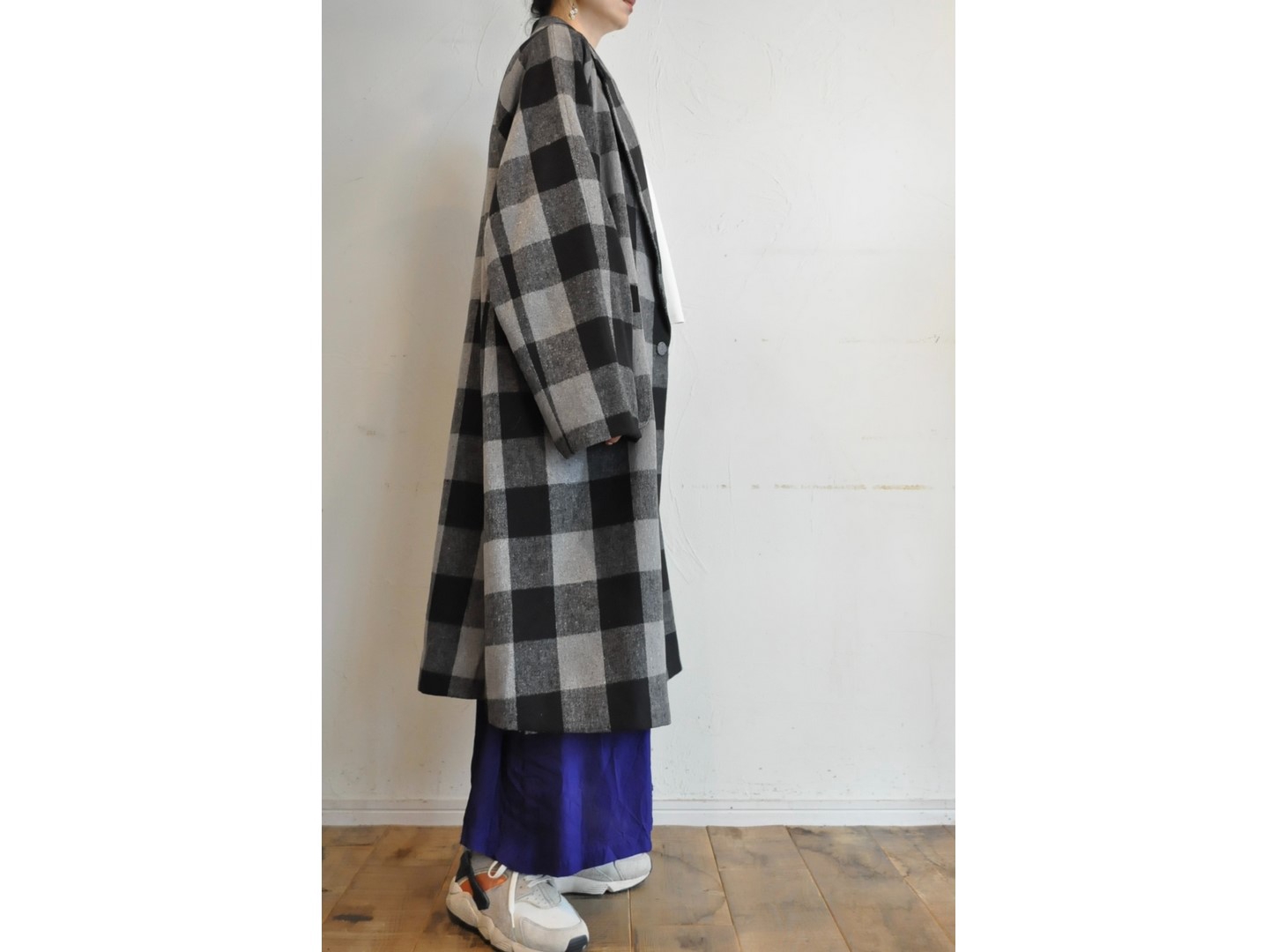 thomas magpie】check coat /【トーマスマグパイ】チェックコート