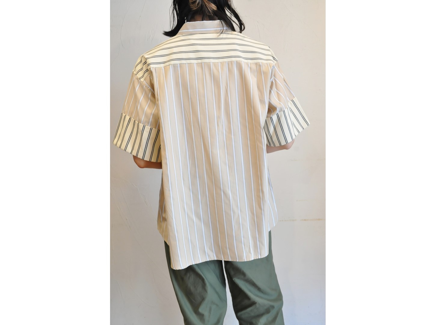 thomas magpie】mix stripe shirt /【トーマスマグパイ】ミックス
