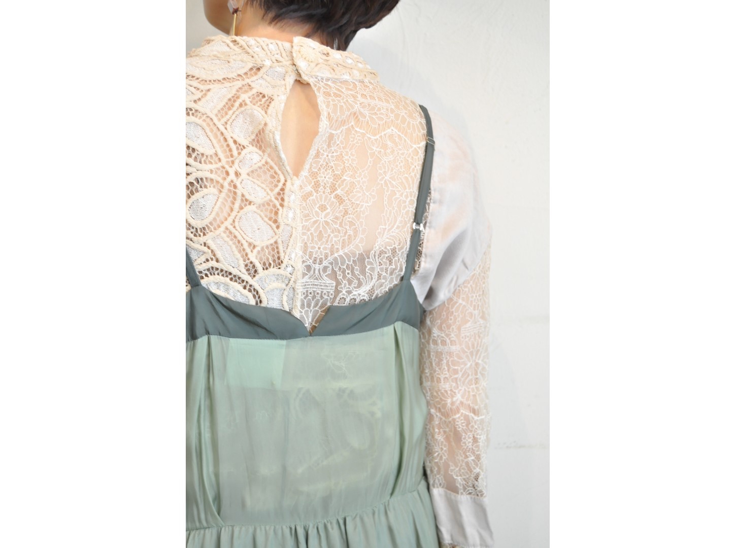 hippiness】cupro corset dress/【ヒッピネス】キュプラコルセット 