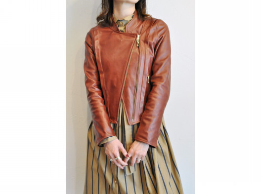 hippiness】pony leather riders jacket /【ヒッピネス】ポニーレザー