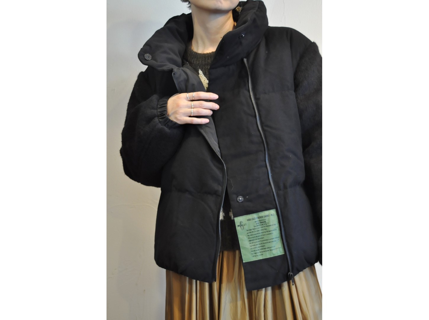 blanc basque】military moleskin shaggy coat /【ブランバスク