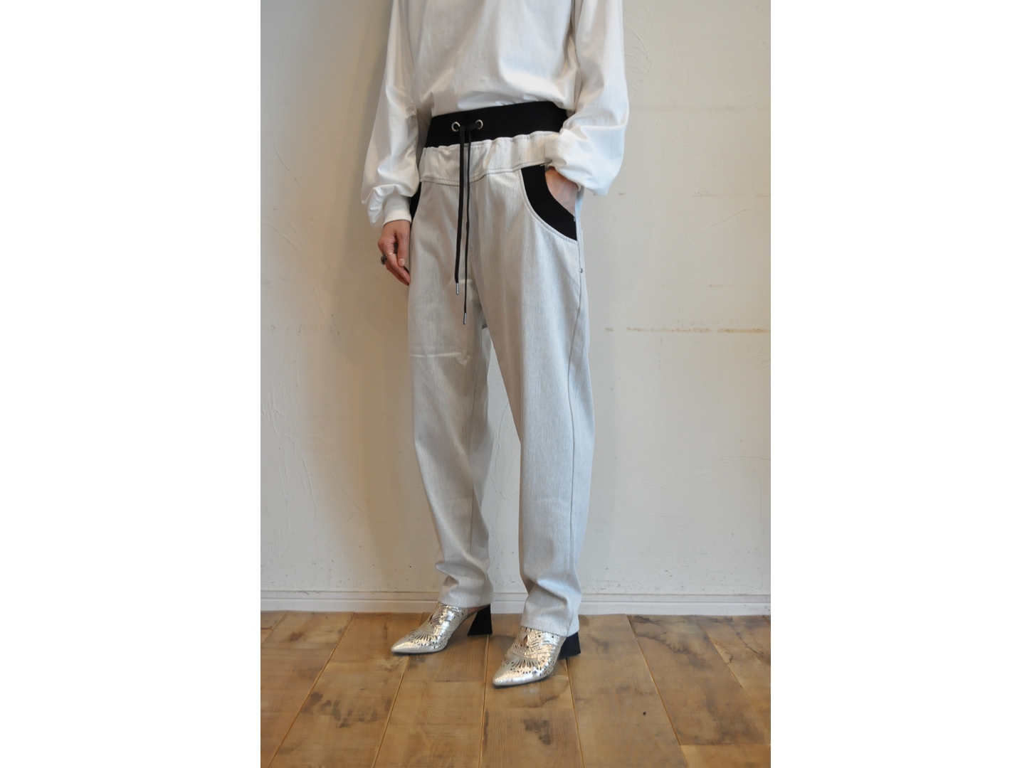 garance et violette】denim easy pants /【ギャランスエトヴィオ