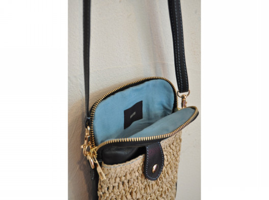 rosier】raffia mini shoulder bag/【ロジエ】ラフィアミニ 