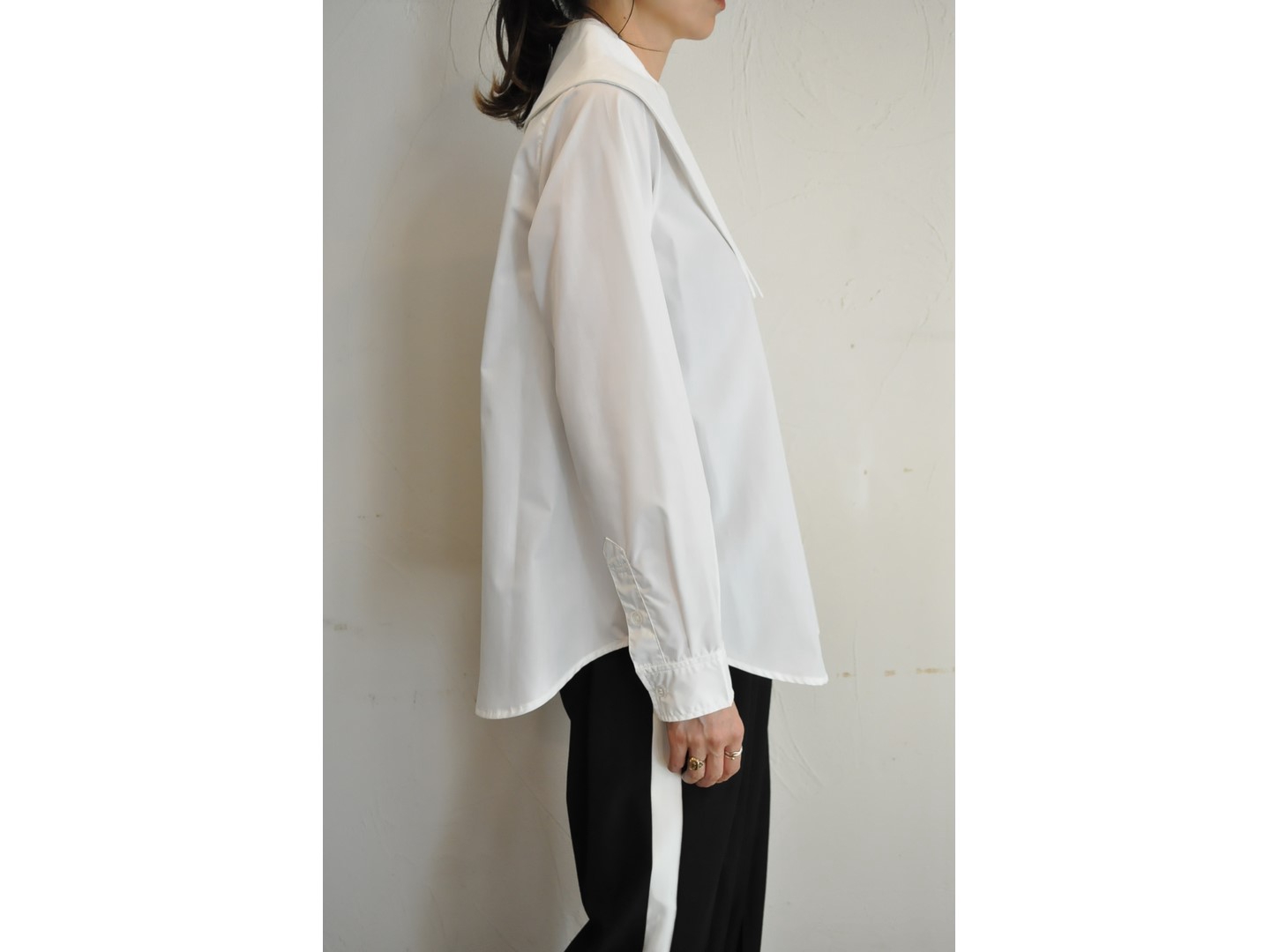 thomas magpie】big collar shirt /【トーマスマグパイ】ビッグカラー