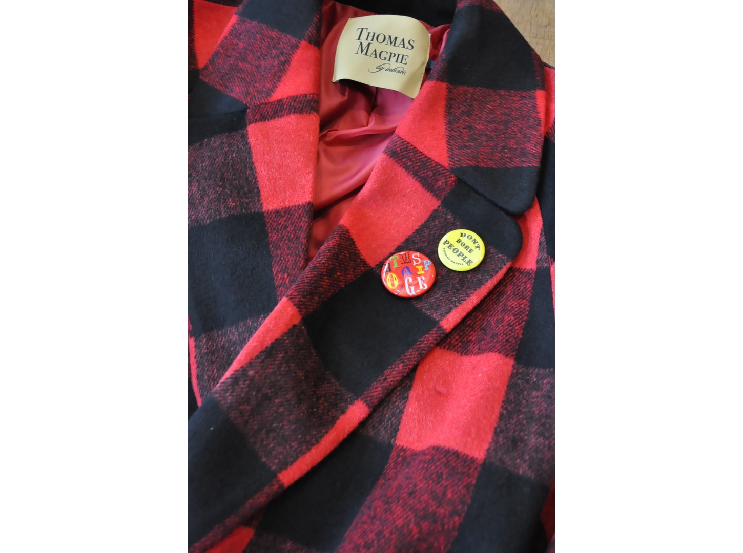 thomas magpie】check coat /【トーマスマグパイ】チェックコート