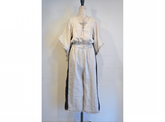 RehersalL】french linen all in one /【リハーズオール】フレンチ 