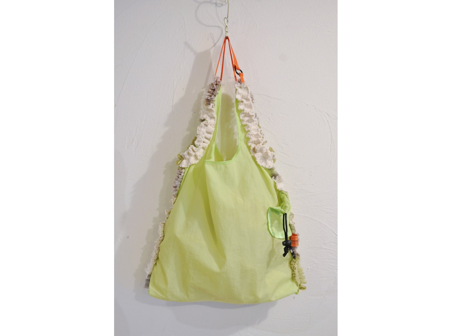 RehersalL】nylon frill marche bag /【リハーズオール