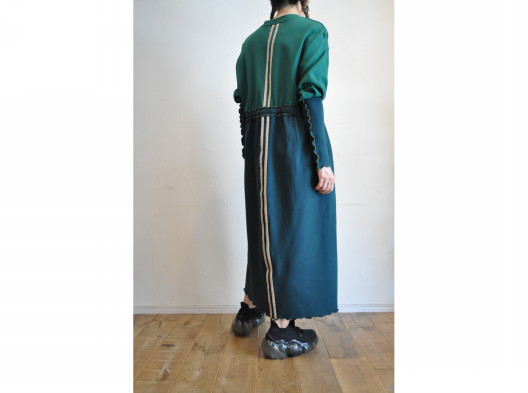 RehersalL】puff sleeve sweat onepiece /【リハーズオール 