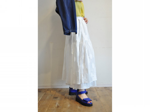 THOMAS MAGPIE コットンシルクフリルギャザースカート（THOMAS MAGPIE  