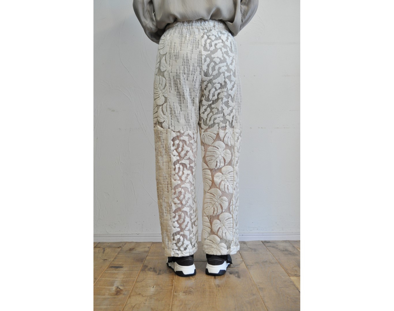 RehersalL】botanical lace pants /【リハーズオール】ボタニカル