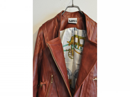 hippiness】pony leather riders jacket /【ヒッピネス】ポニーレザー
