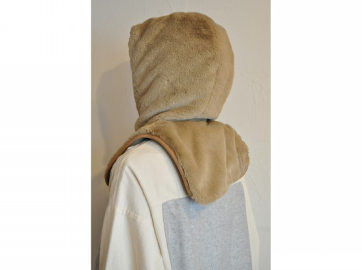 RehersalL】fur hood collar /【リハーズオール】ファーフードカラー  