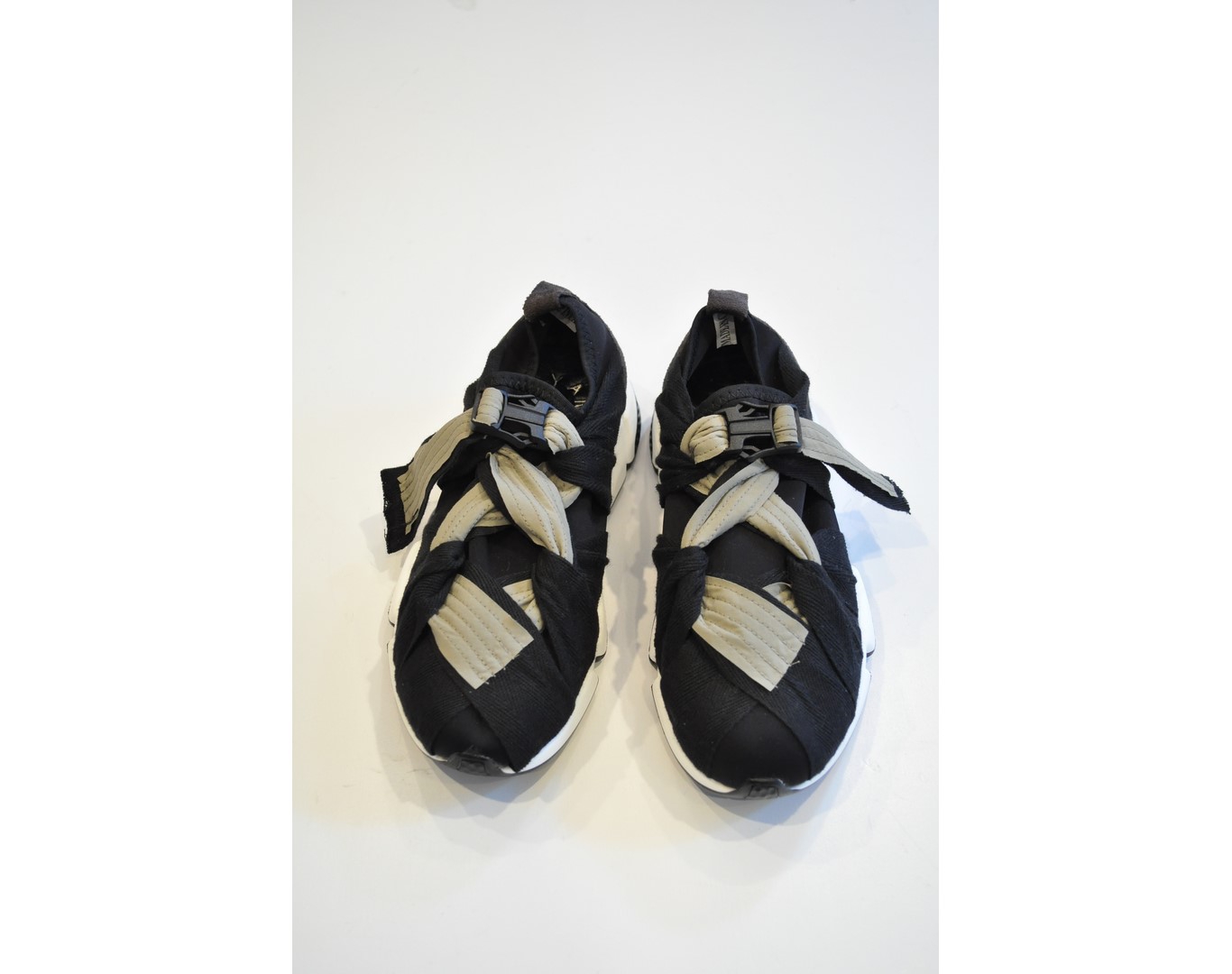 リハーズオール　スニーカー RehersalL】nylon buckle sneakers /【リハーズオール】ナイロン