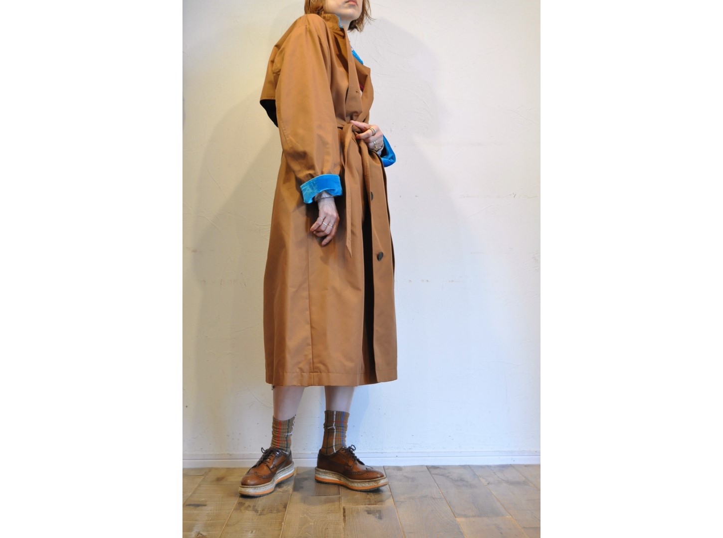 THOMAS MAGPIE トーマスマグパイ　ラミーリネン　コート トーマスマグパイ チェックコート(2254211)【受付終了:11月お