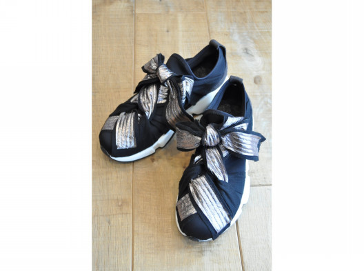 Rehersall Metallic Ribbon Sneakers リハーズオール メタリックリボンスニーカー Chaosbohemia