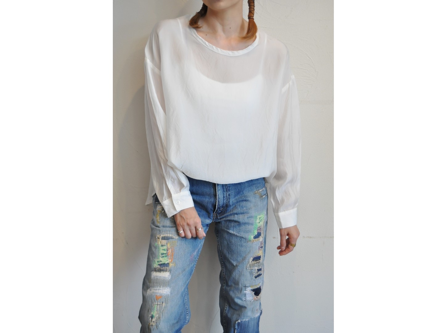 hippiness】cupro long sleeve /【ヒッピネス】キュプラロング hippiness】cupro long sleeve /【ヒッピネス】キュプラロング