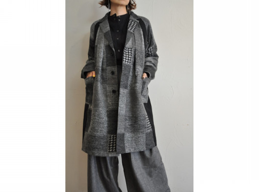 garance et violette】 patch work coat /【ギャランスエトヴィオ  