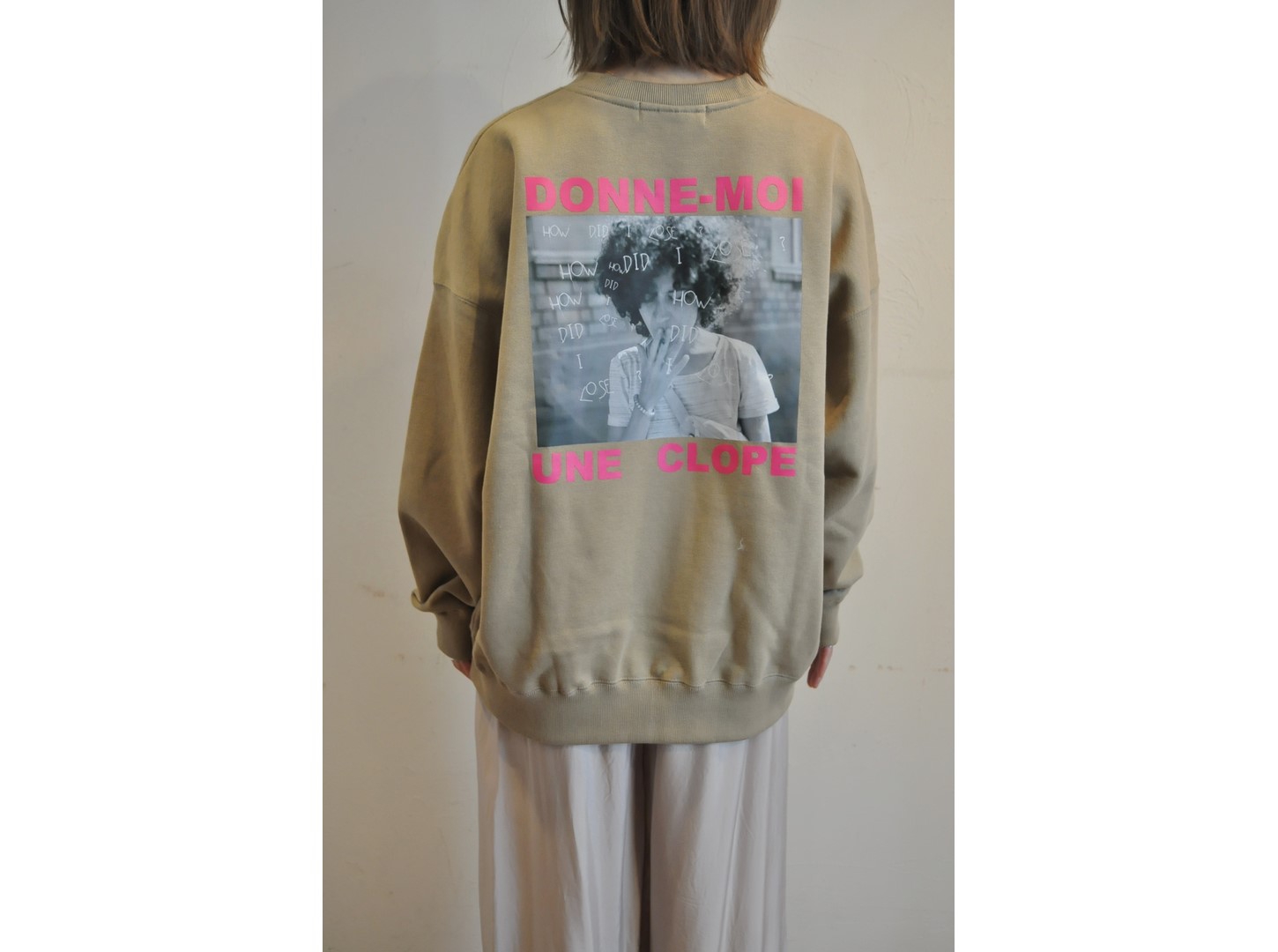 intoxic】photo print sweat /【イントキシック】フォトプリント