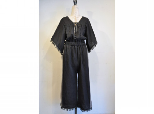 RehersalL】french linen all in one /【リハーズオール】フレンチ 