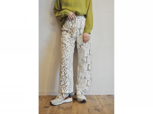 RehersalL】botanical lace pants /【リハーズオール】ボタニカル 