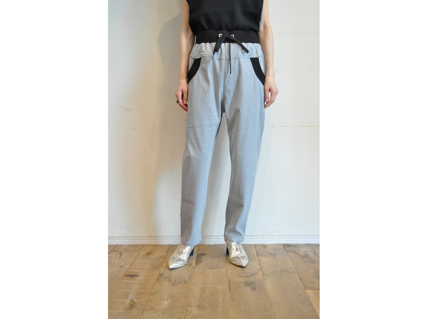 garance et violette】denim easy pants /【ギャランスエトヴィオ