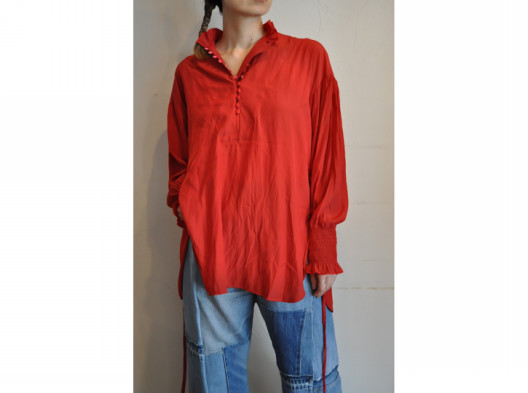 RehersalL】bijou frill collar blouse /【リハーズオール】ビジュー 