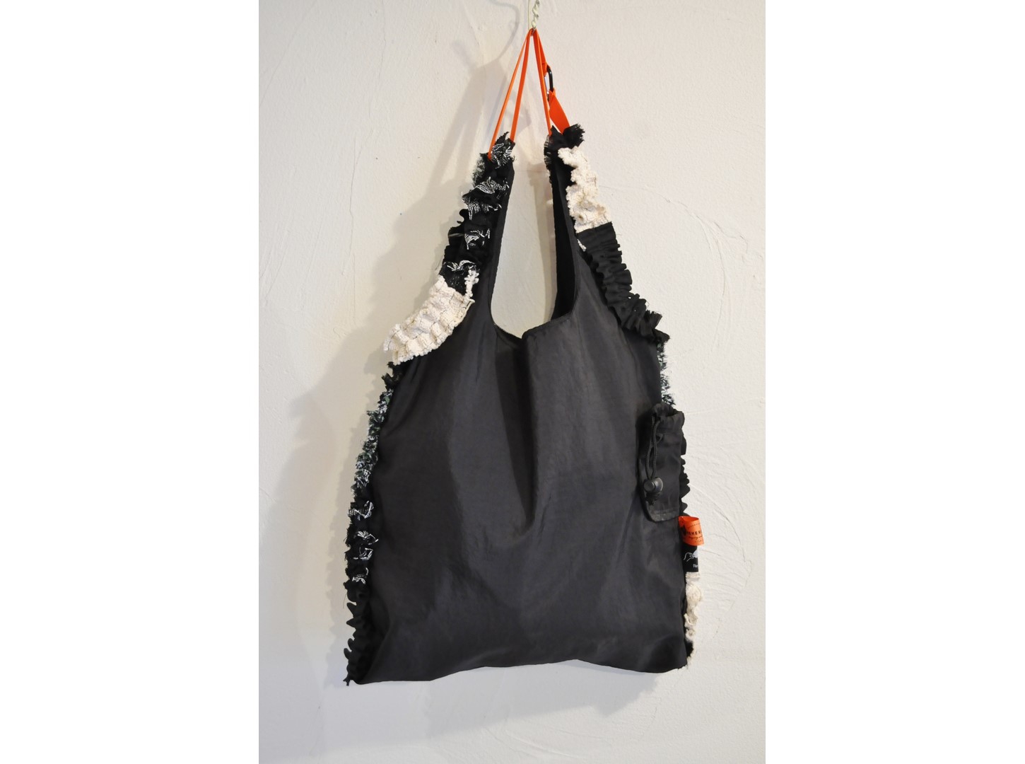 RehersalL】nylon frill marche bag /【リハーズオール