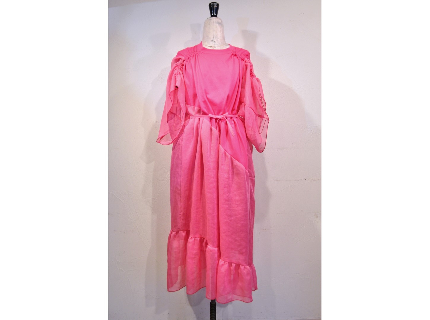 RehersalL】chiffon voile onepiece /【リハーズオール】シフォン