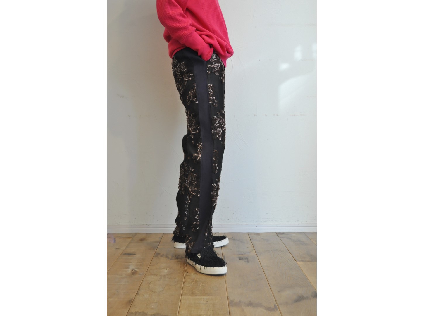 garance et violette】jacquard pants/【ギャランスエトヴィオレット