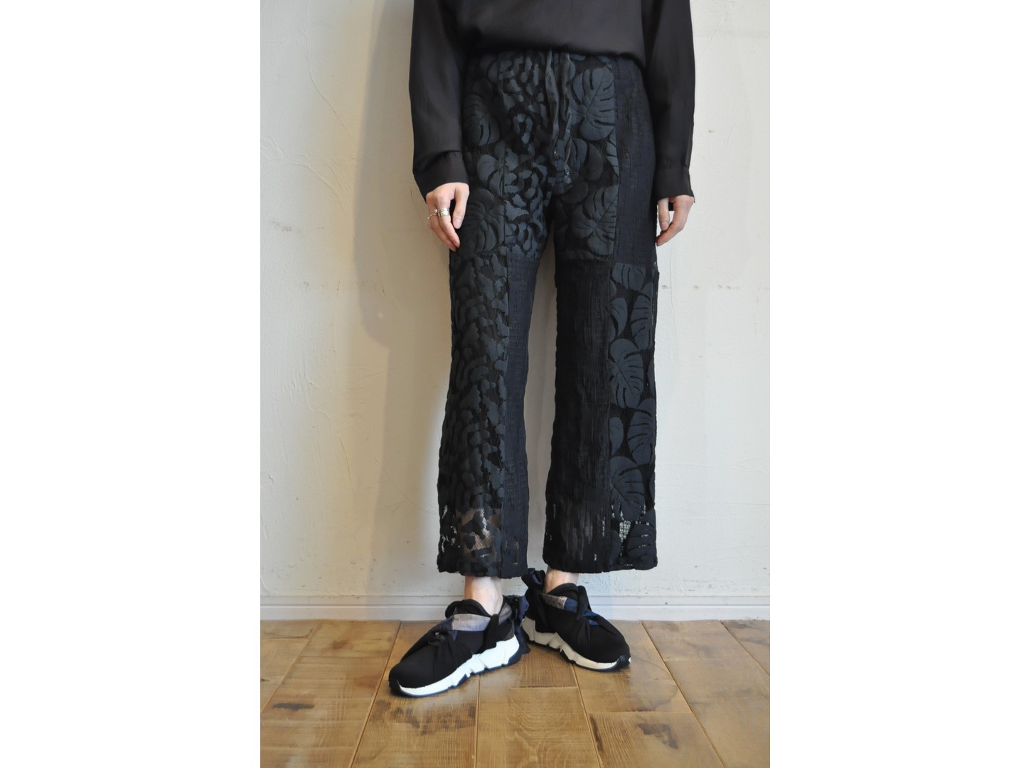 RehersalL】botanical lace pants /【リハーズオール】ボタニカル