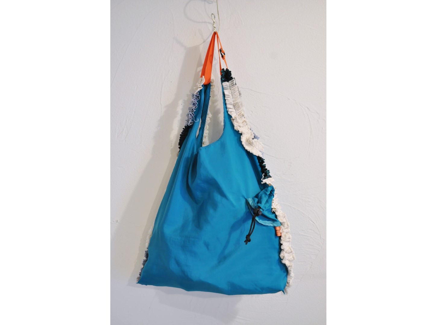 RehersalL】nylon frill marche bag /【リハーズオール