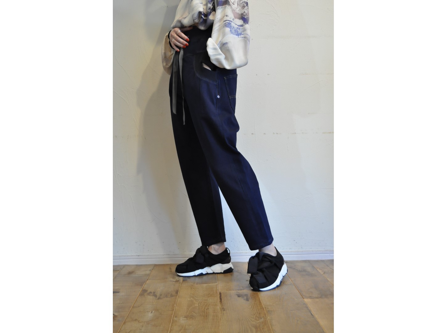 garance et violette】sarrouel denim pants /【ギャランスエトヴィオ