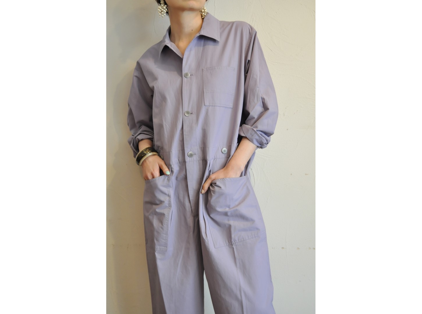 いいスタイル all violette】work et garance in /【ギャランスエトヴィオ one サロペット・オーバーオール・オールインワン