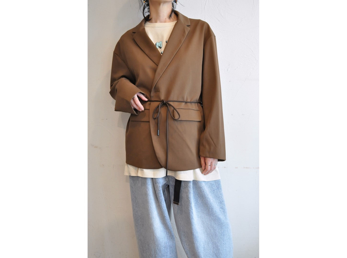 thomas magpie】W cloth jacket /【トーマスマグパイ】ダブルクロス