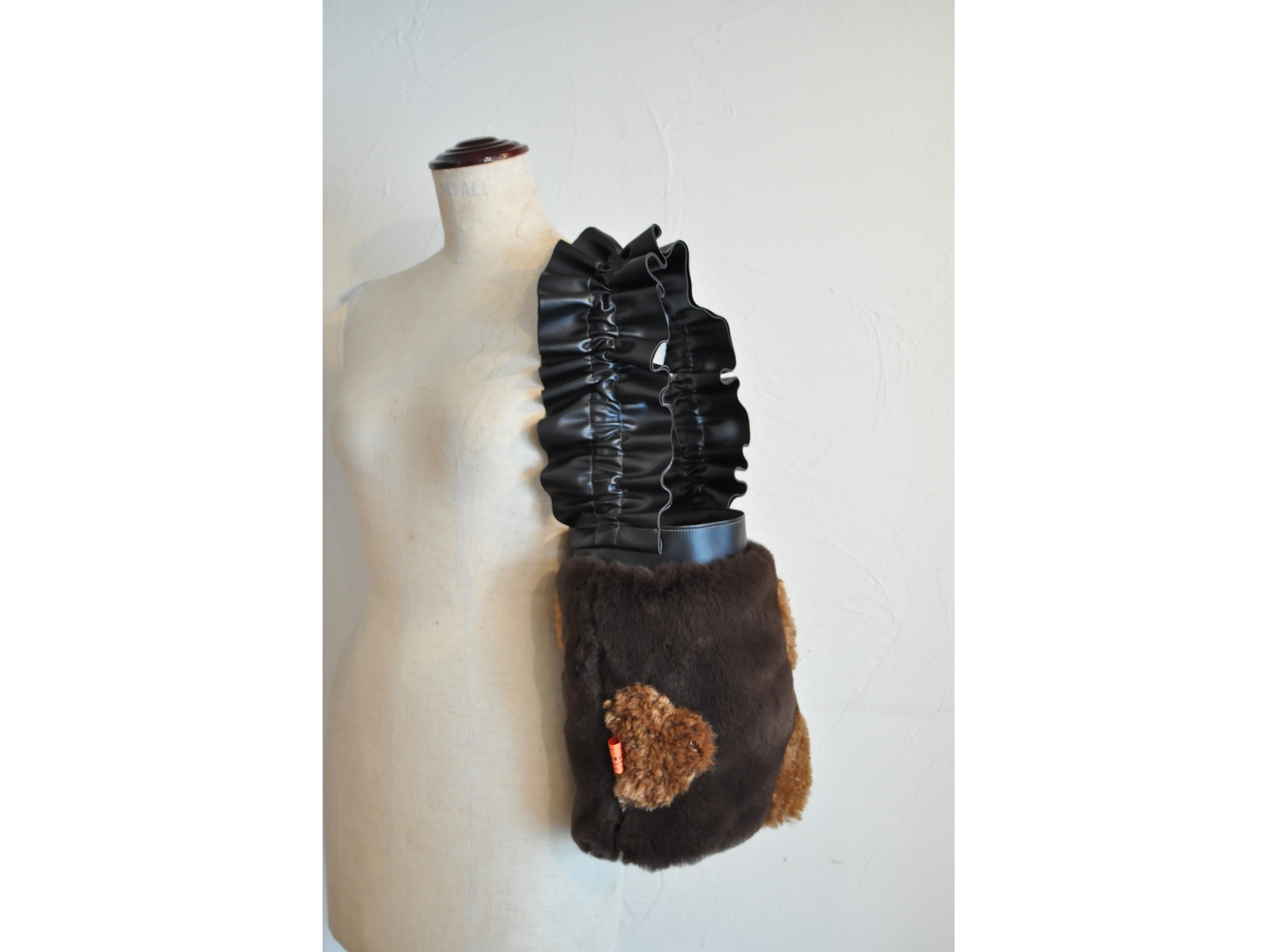 ●美品● 【RehersalL】リハーズオール エコファーバッグ RehersalL】fur tote bag /【リハーズオール】ファートート