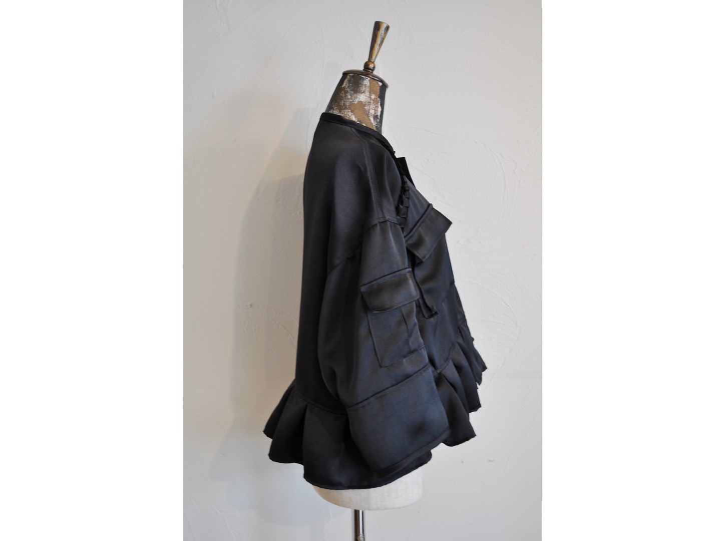 RehersalL】BDU double satin jacket /【リハーズオール】ビーディー