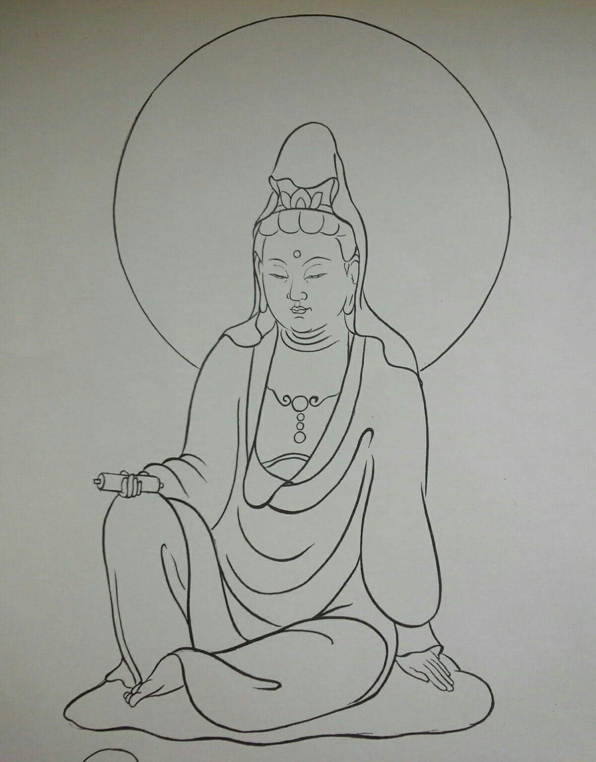 WORKS | 『こころを満たす仏像うつし描き』の世界へようこそ Tracing