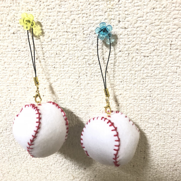 野球ボールストラップ 野球少年と野球少女向けの小物 アクセサリーのハンドメイド 野球ボールストラップ 野球少年と野球少女向けの小物 アクセサリーのハンドメイド