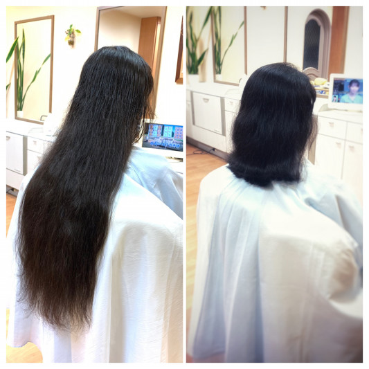 自分の髪の毛でウィッグが作れます | hairsalon en